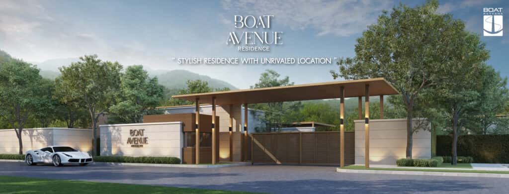 Boat Avenue Residence by Boat Pattana